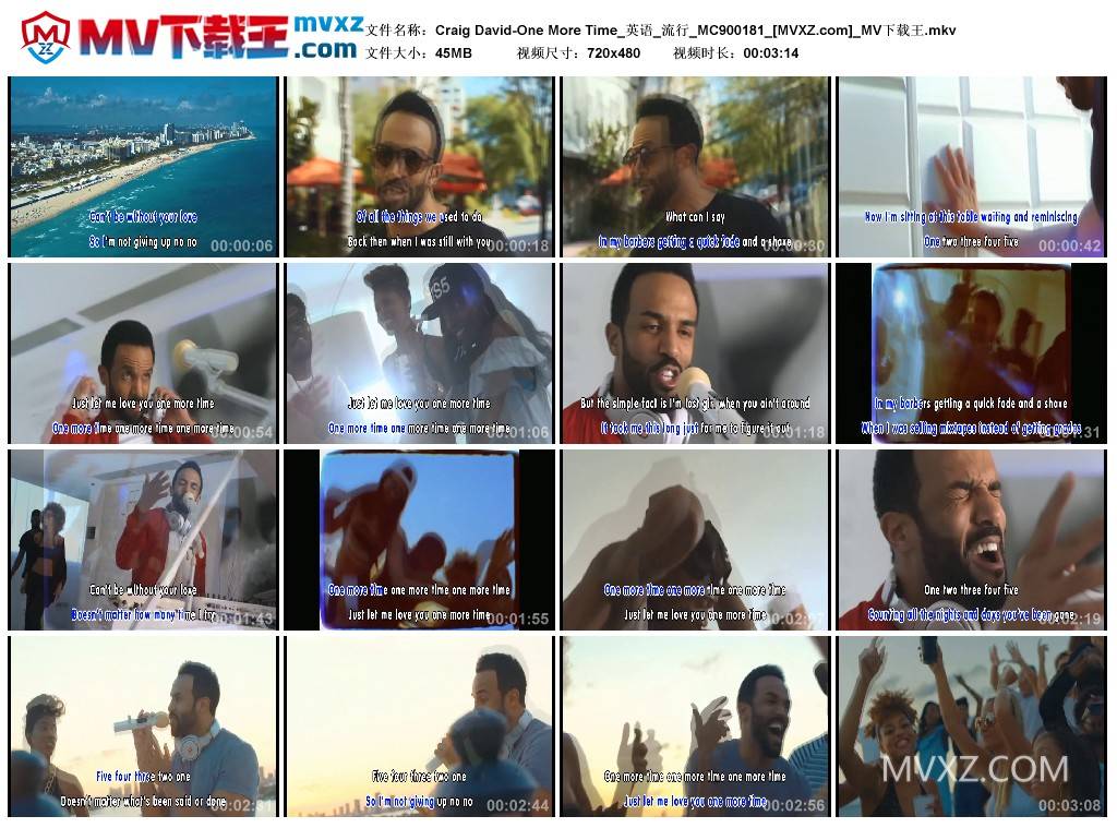 Craig David-One More Time_英语_流行_MC900181